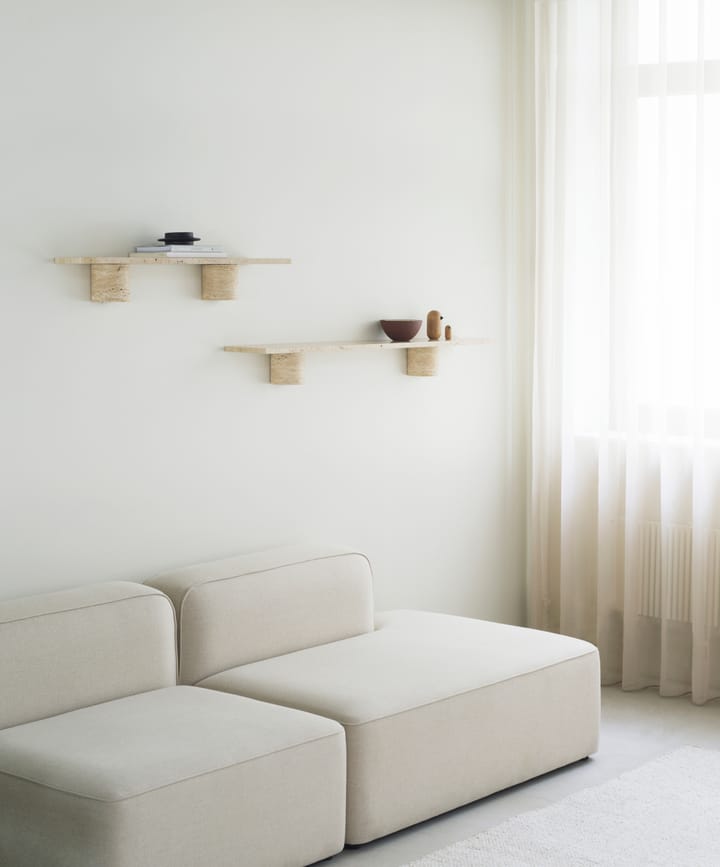 Sten Shelf hylde 80 cm, Travertine Normann Copenhagen