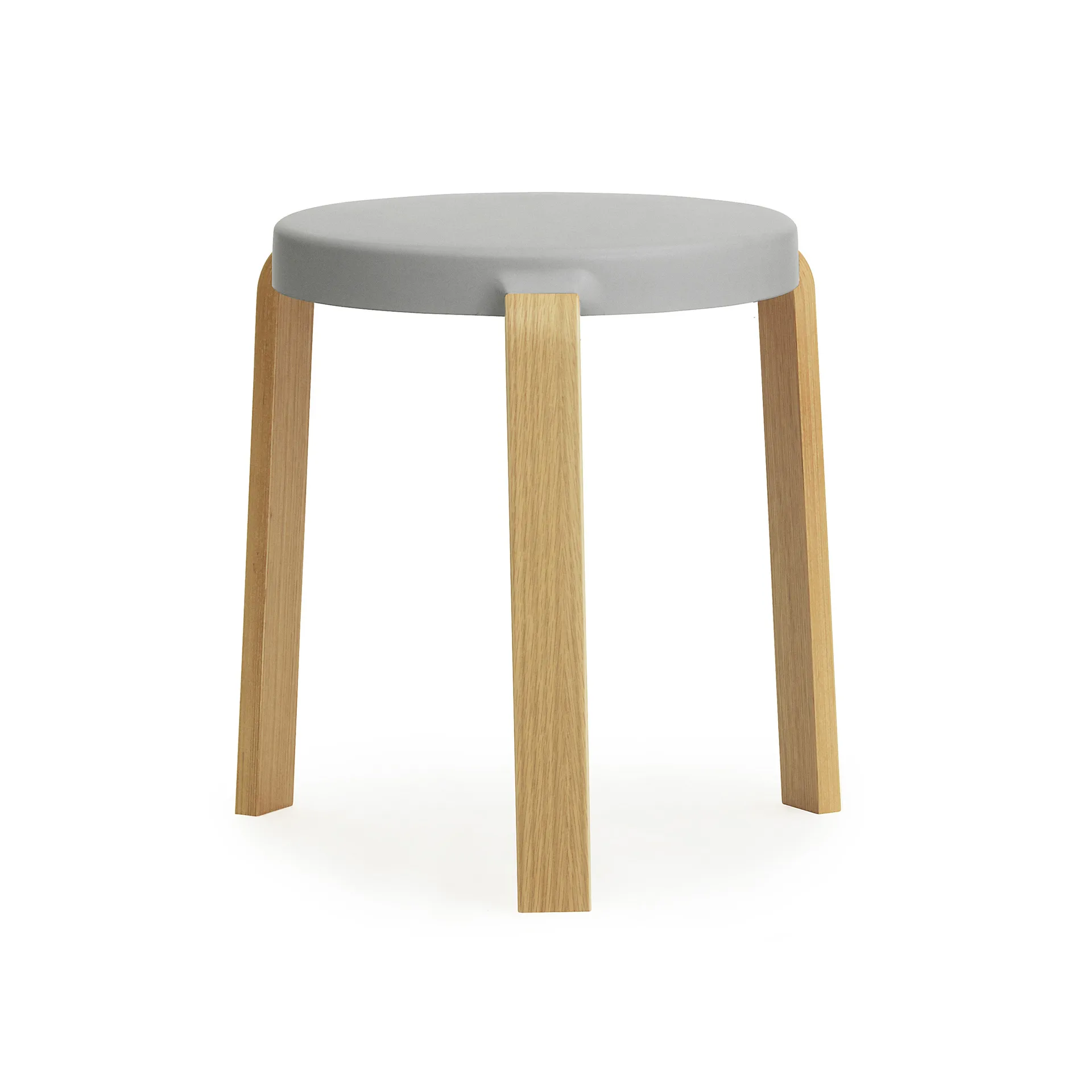Tap rund skammel, Grå-eg, Ø41x43 cm Normann Copenhagen