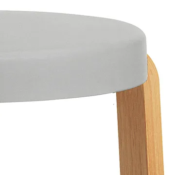 Tap rund skammel - Grå-eg, Ø41x43 cm - Normann Copenhagen