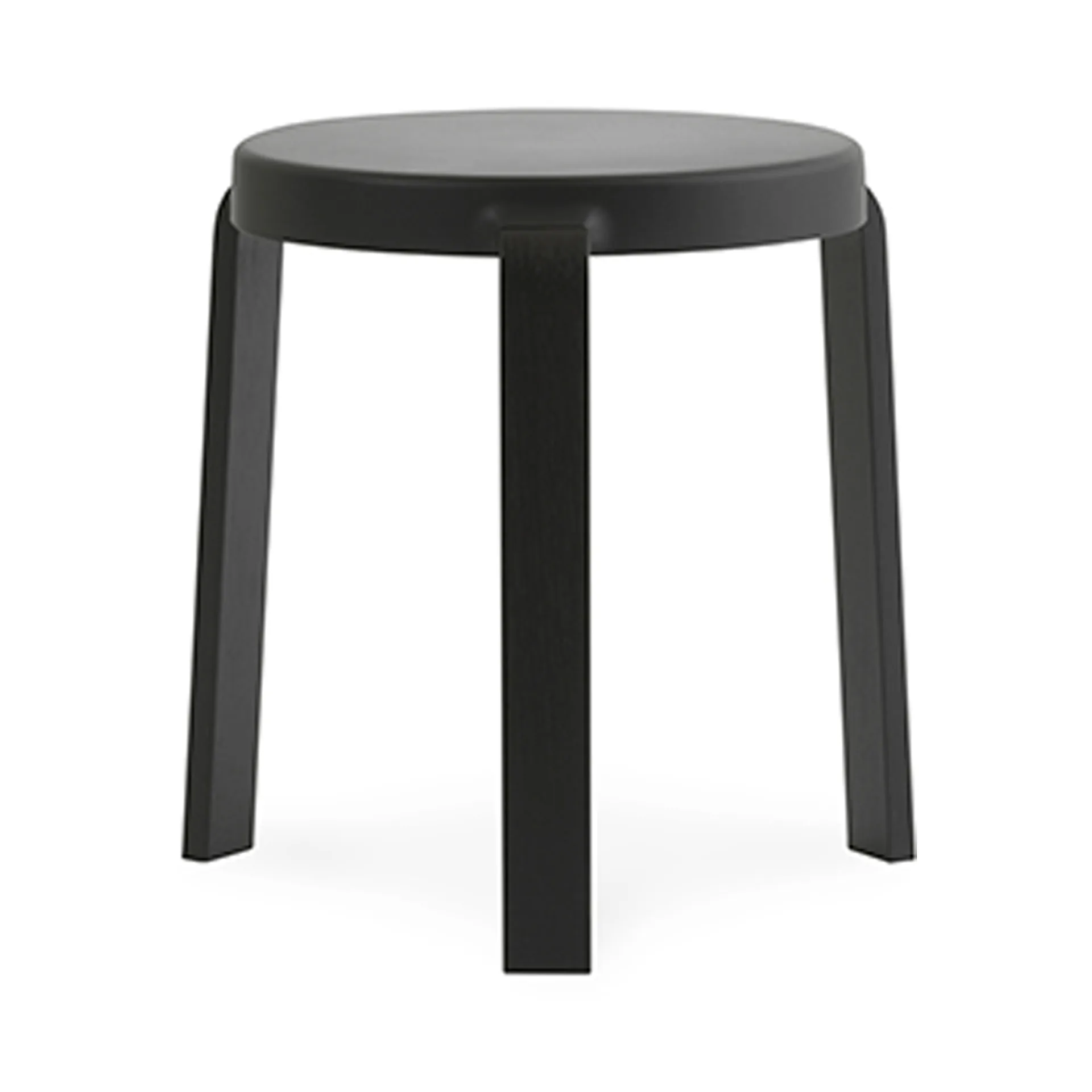 Tap taburet, black, sorte ben i eg Normann Copenhagen