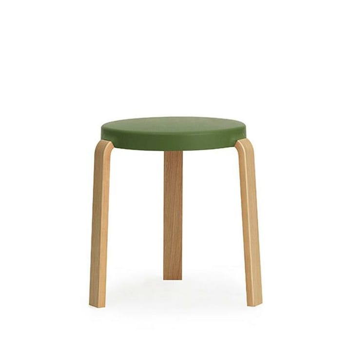 Tap taburet - olive, ben i eg - Normann Copenhagen