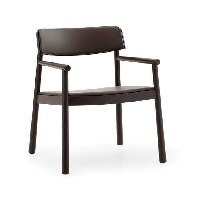 Timb lænestol - Brown ash-Ultra Leather Chocolate - Normann Copenhagen