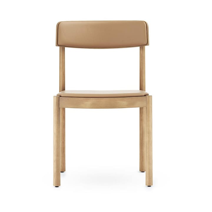 Timb stol med hynde, Tan/Ultra leather/Camel Normann Copenhagen