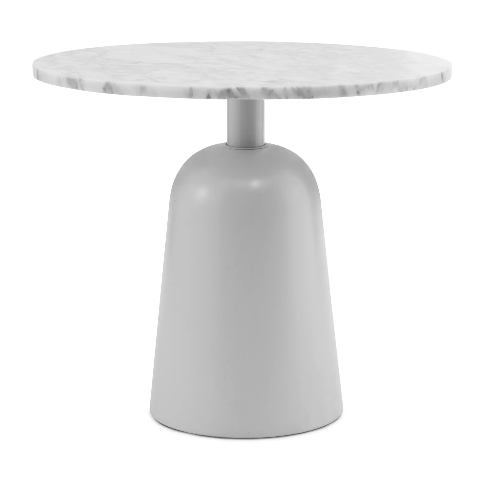 Turn justerbart bord Ø55 cm, Hvid marmor Normann Copenhagen