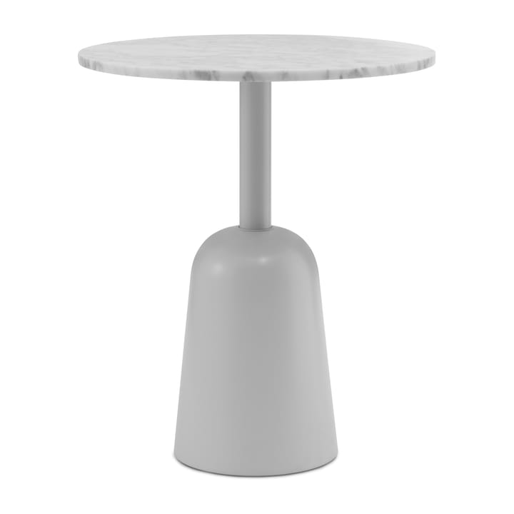 Turn justerbart bord Ø55 cm - Hvid marmor - Normann Copenhagen