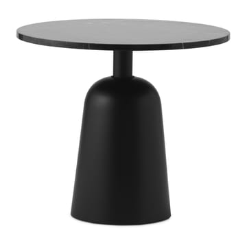 Turn justerbart bord Ø55 cm - Sort marmor - Normann Copenhagen