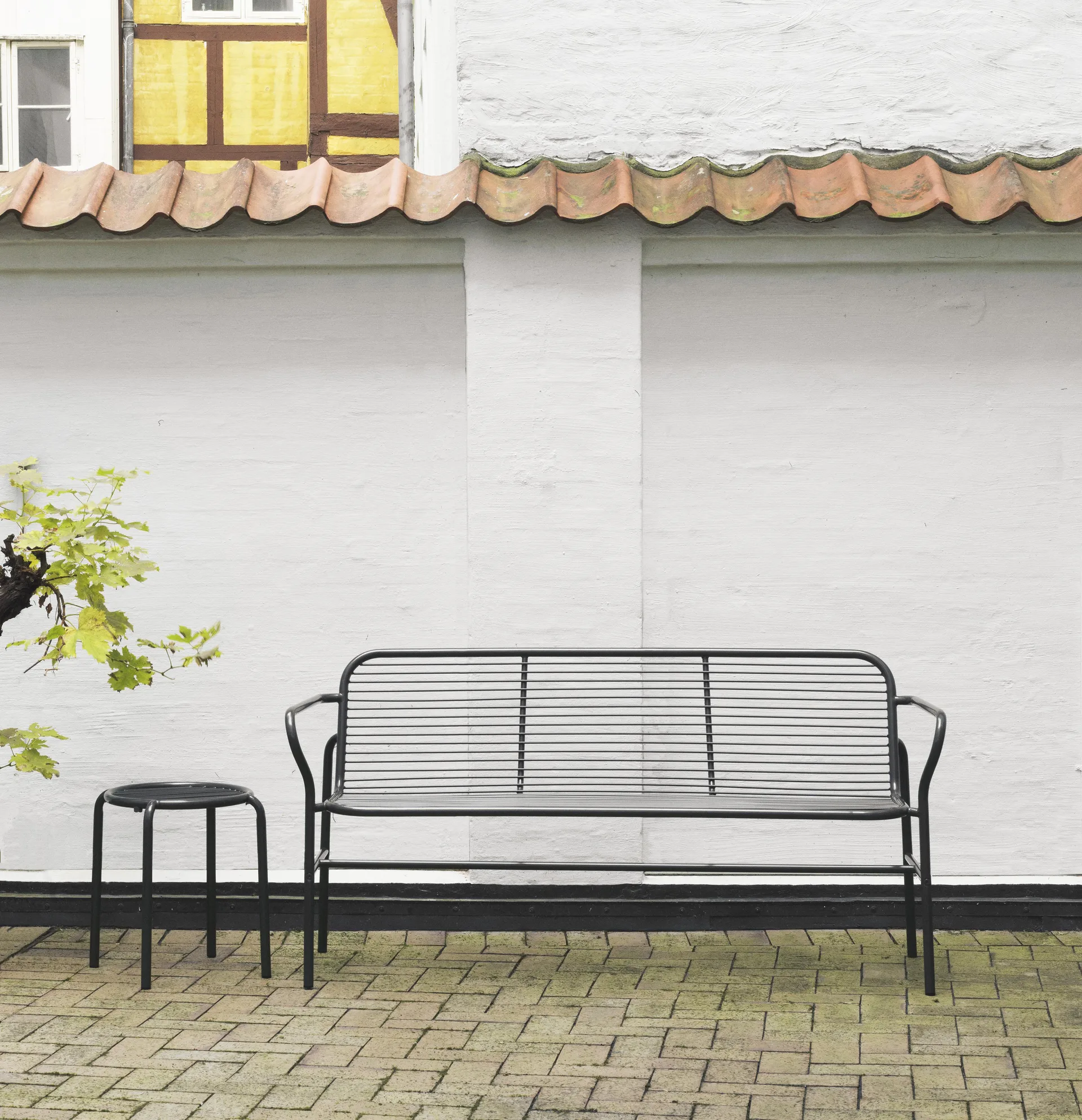 Vig Dining bænk, Sort Normann Copenhagen