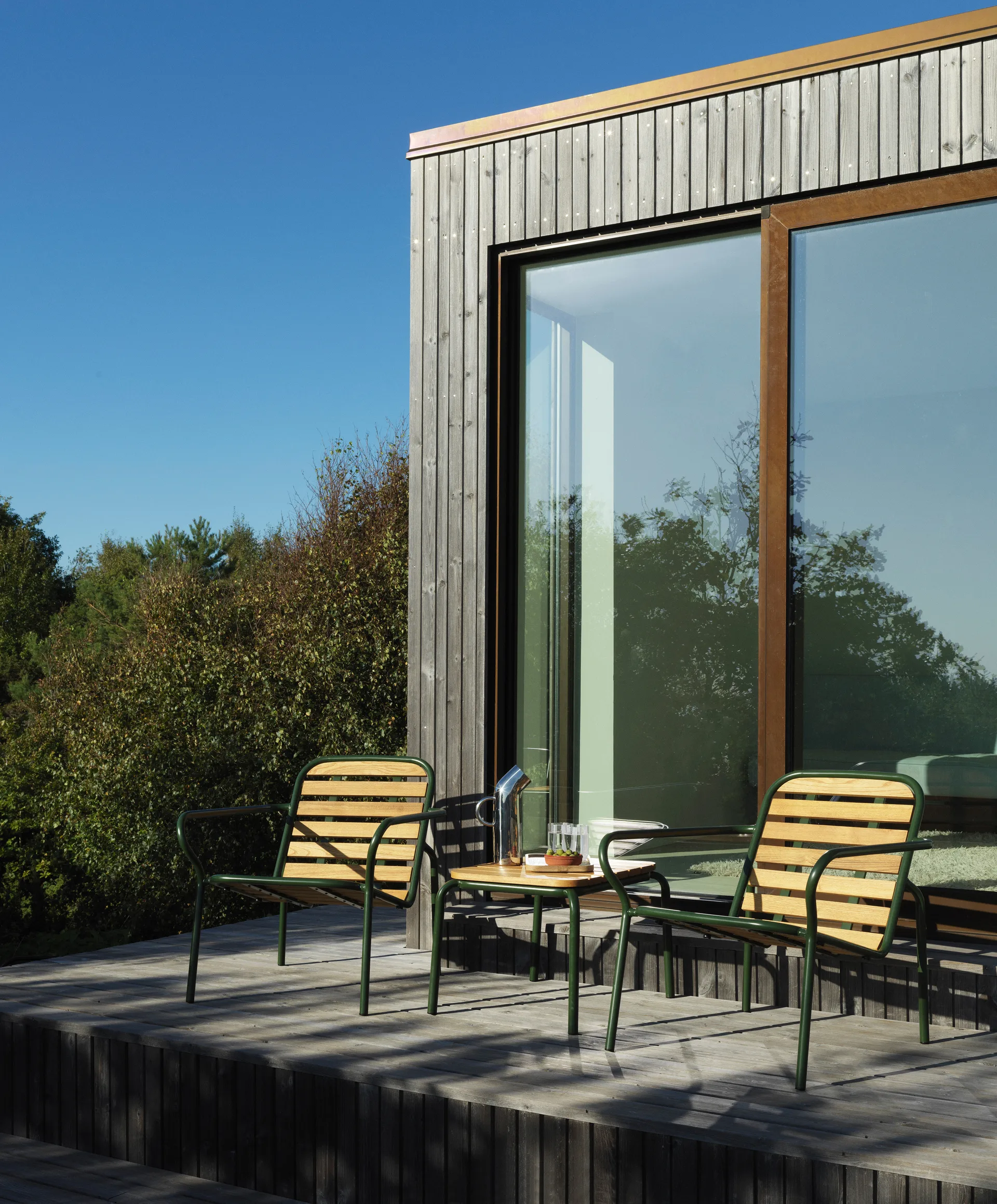 Vig Robinia sofabord 55x45 cm, Green Normann Copenhagen