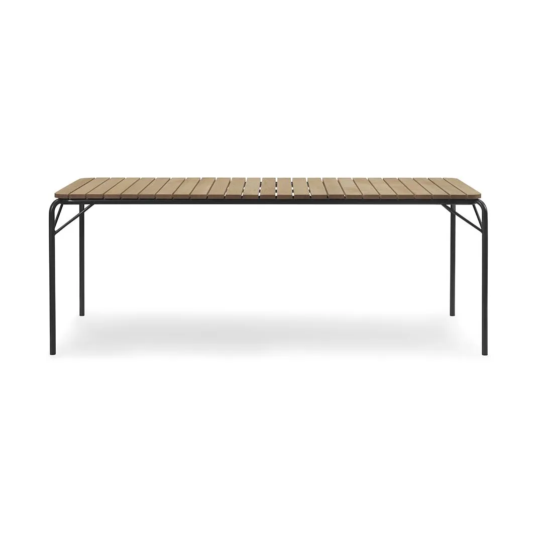 Vig Robinia spisebord 90x200 cm, Black Normann Copenhagen