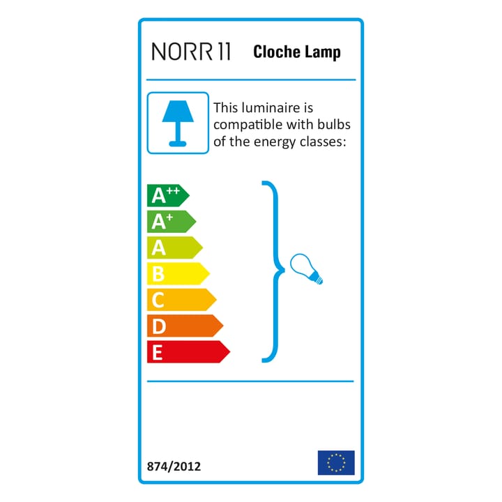 Cloche One pendel - Sort - NORR11