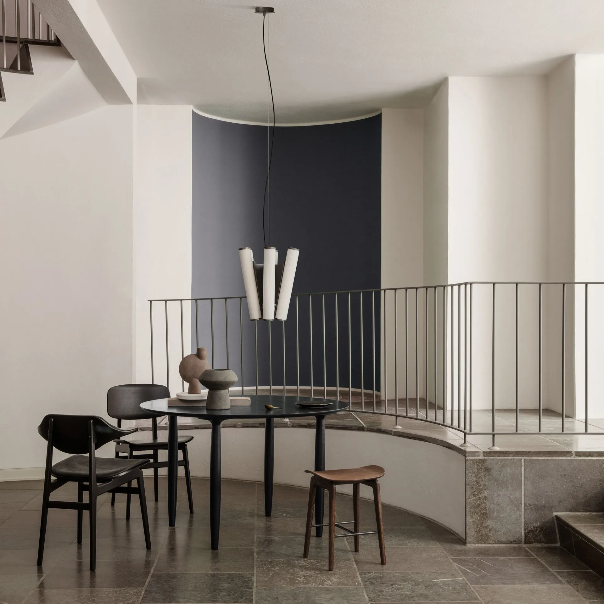 Deco Chandelier loftslampe, Hvid/Sort NORR11