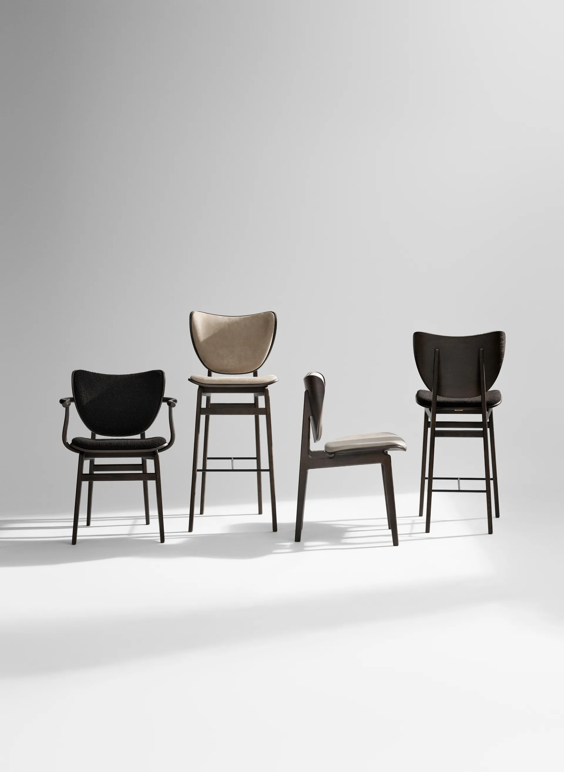 Elephant barstol, Dark smoked, 65 cm NORR11