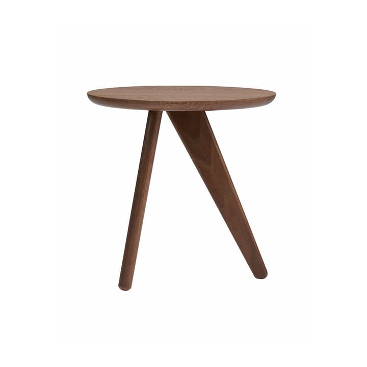 Fin sidebord Ø40 cm, Dark smoked oak NORR11