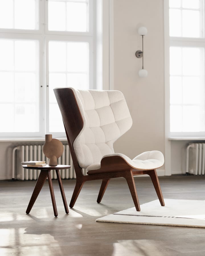 Fin sidebord Ø40 cm, Dark smoked oak NORR11