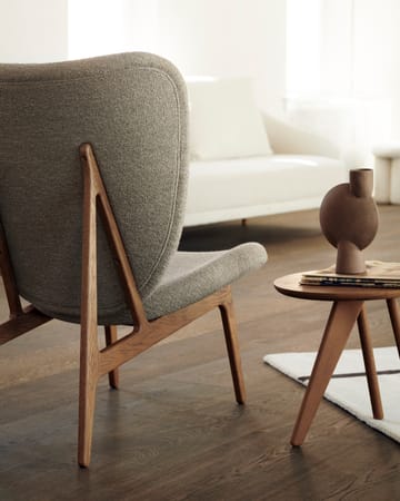 Fin sidebord Ø40 cm - Light smoked - NORR11