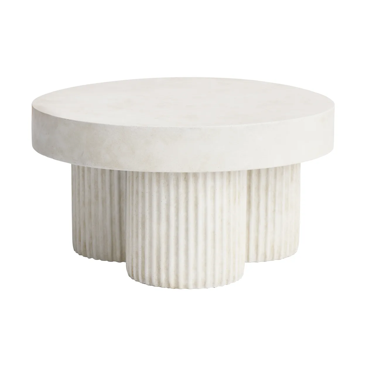 NORR11 Gear sofabord lavt Ø70 cm Chalk