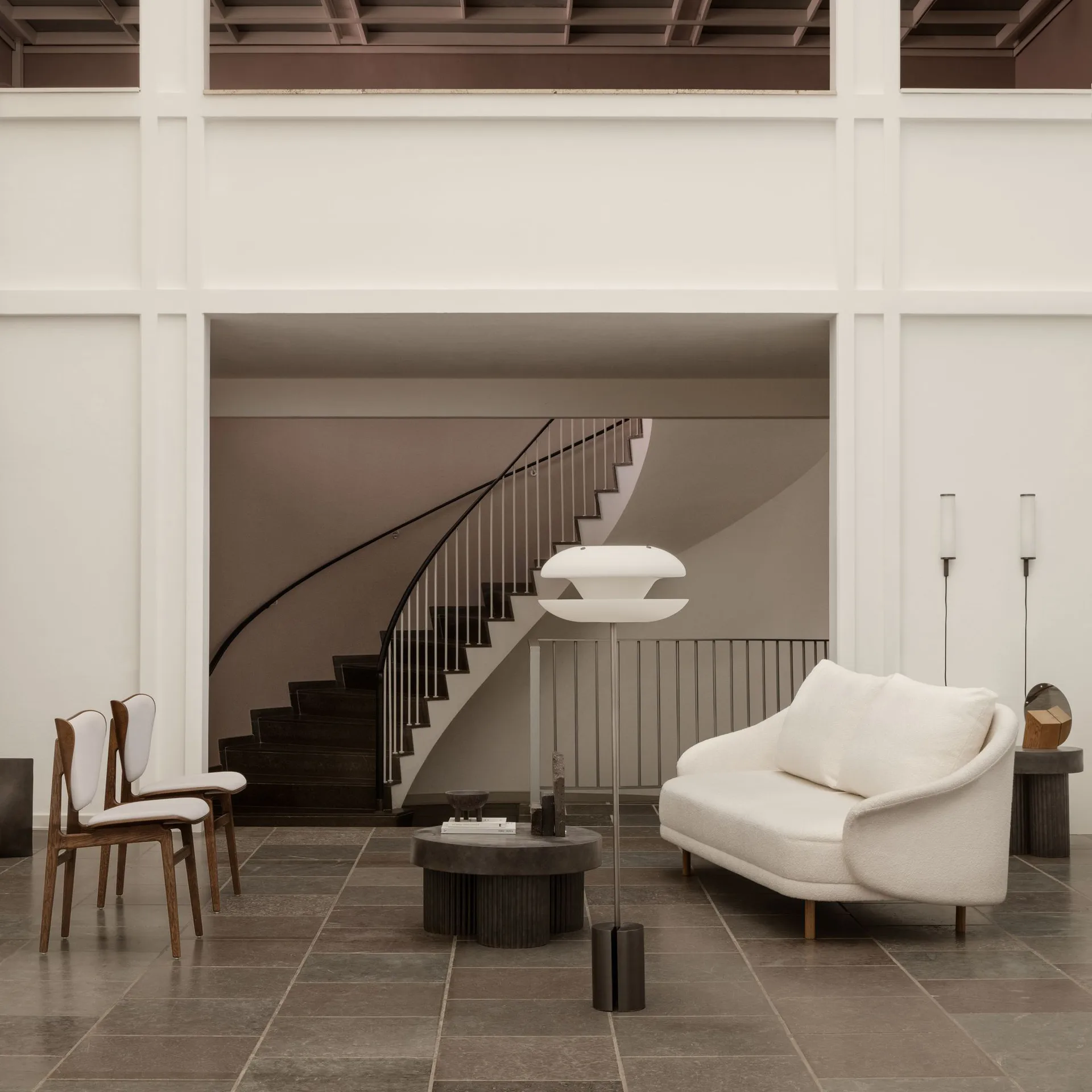 Gear sofabord lavt Ø70 cm, Earth (brun/sort) NORR11