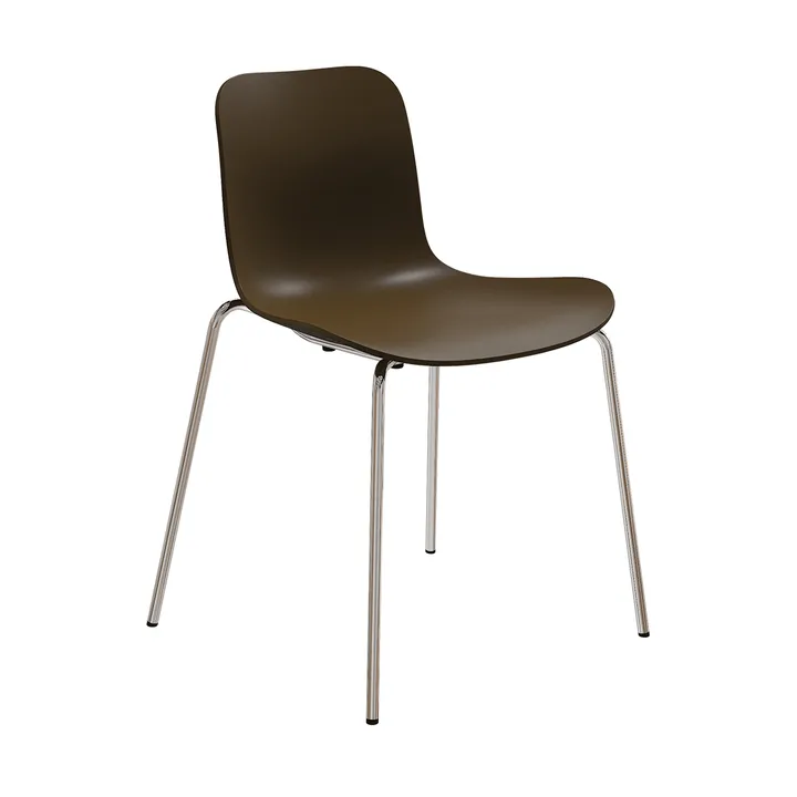 Langue stol - Espresso-kromet stativ - NORR11