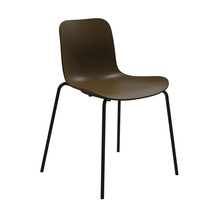 Langue stol - Espresso-kromet stativ - NORR11