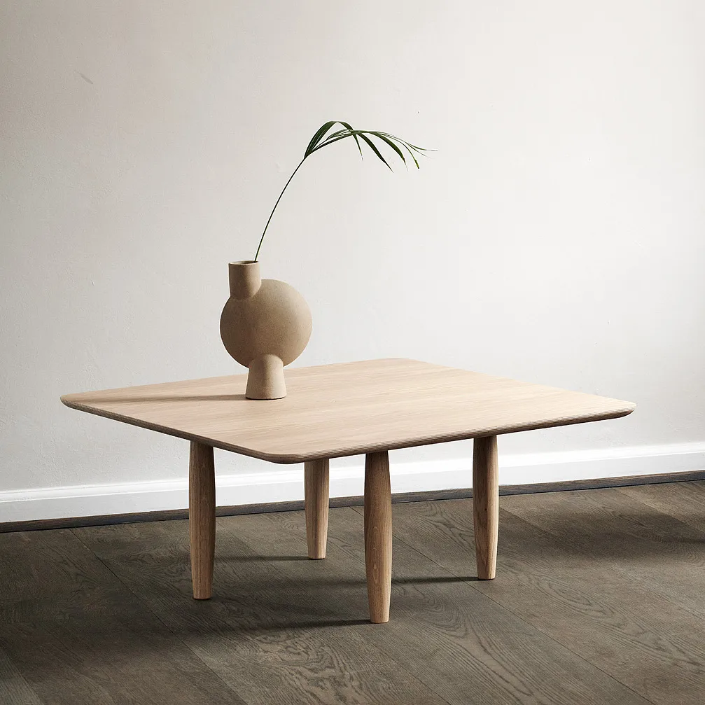 Oku sofabord, Eg, 80 cm NORR11