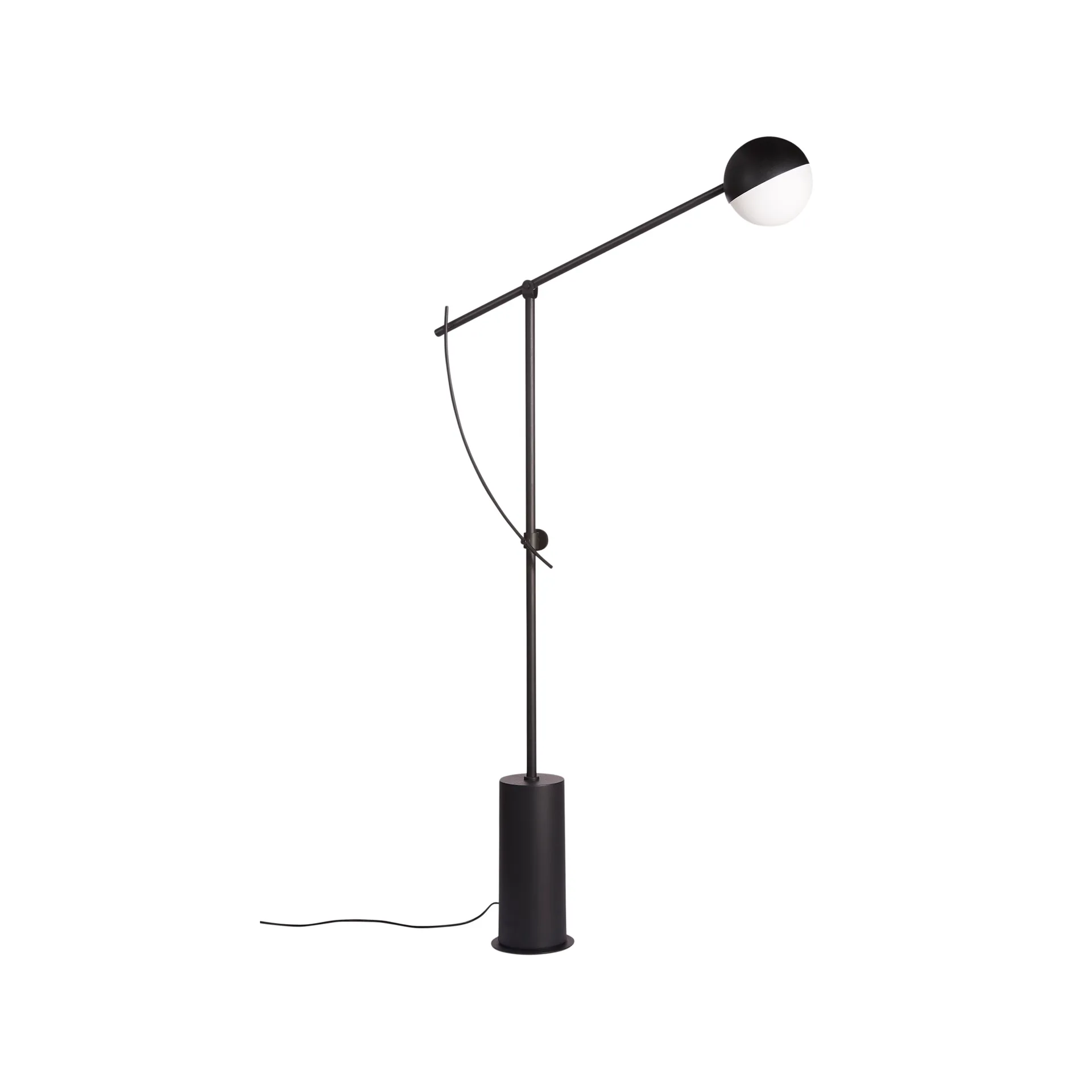Balancer gulvlampe, black matt Northern