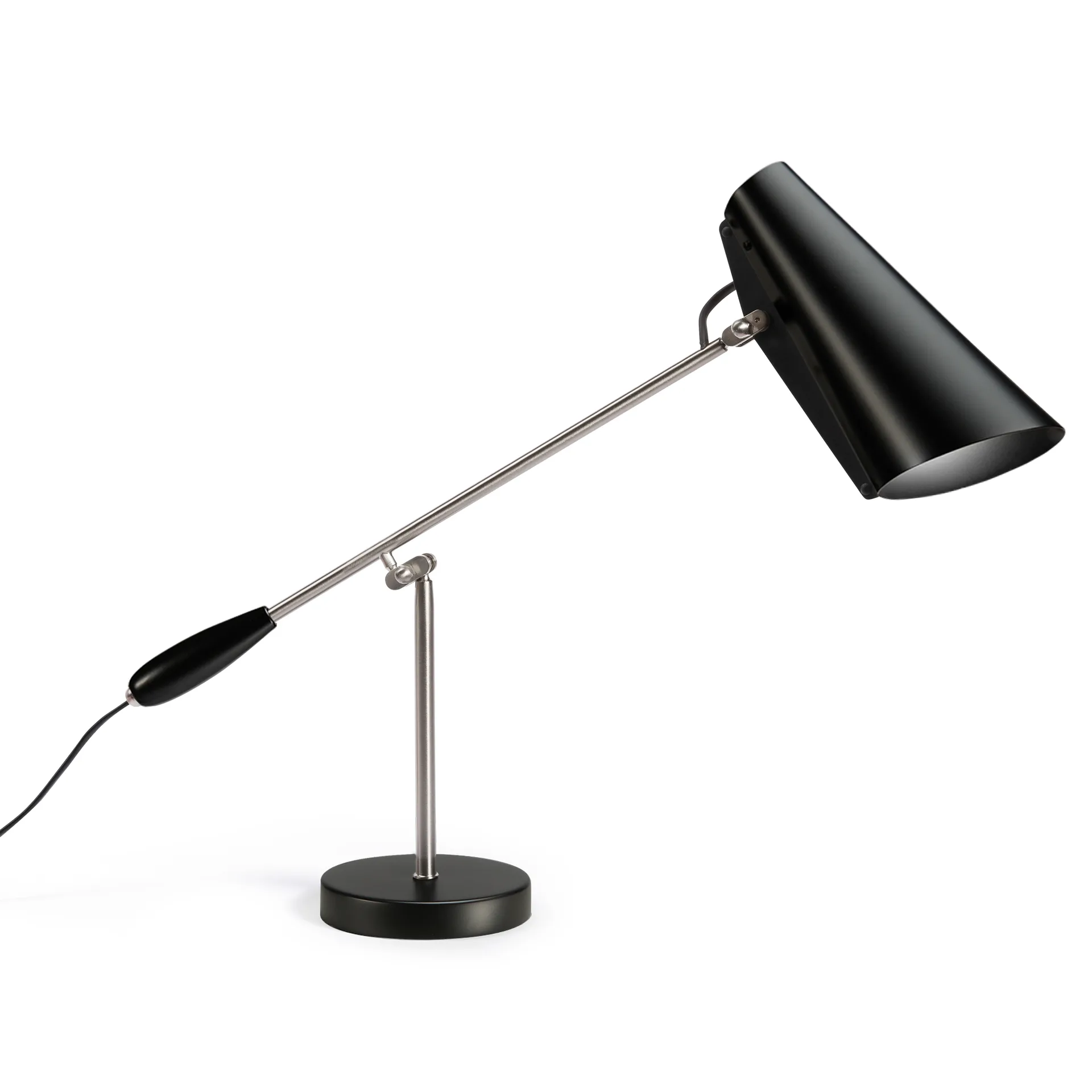 Birdy bordlampe, Black/Steel Northern