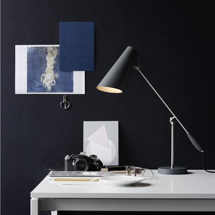 Birdy bordlampe, Grå metallic Northern