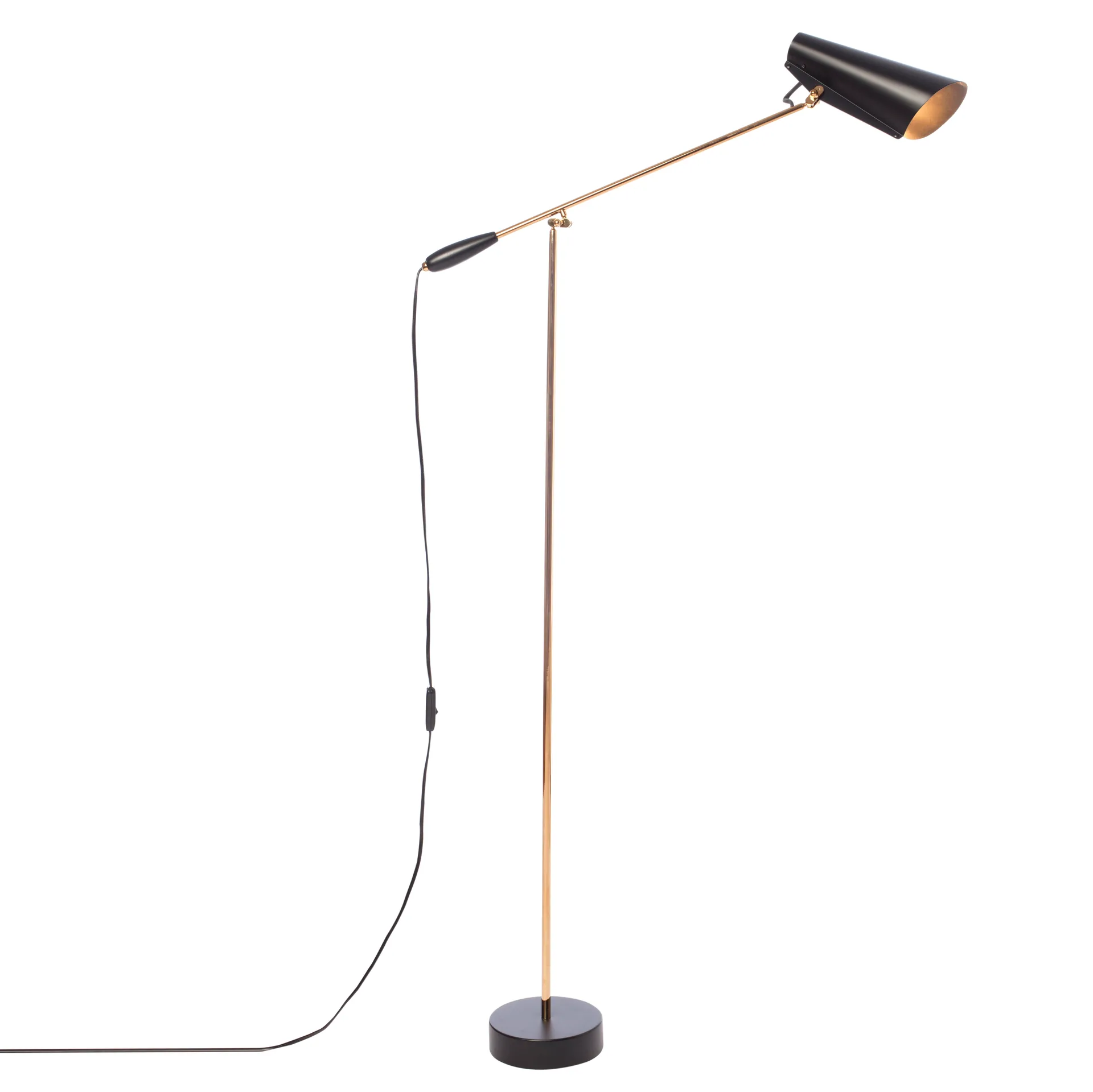 Birdy gulvlampe, Mat sort Northern