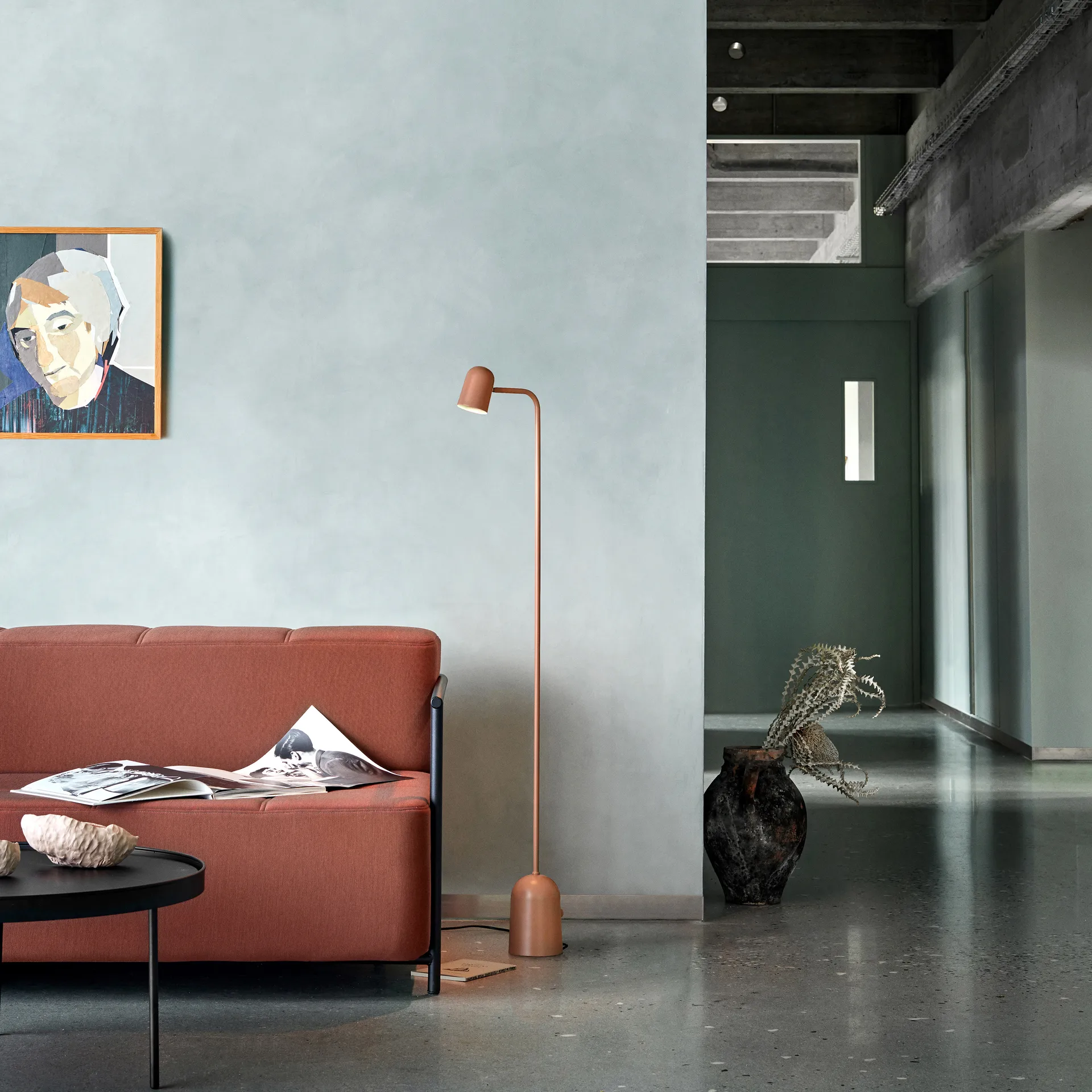 Buddy gulvlampe, Warm beige Northern