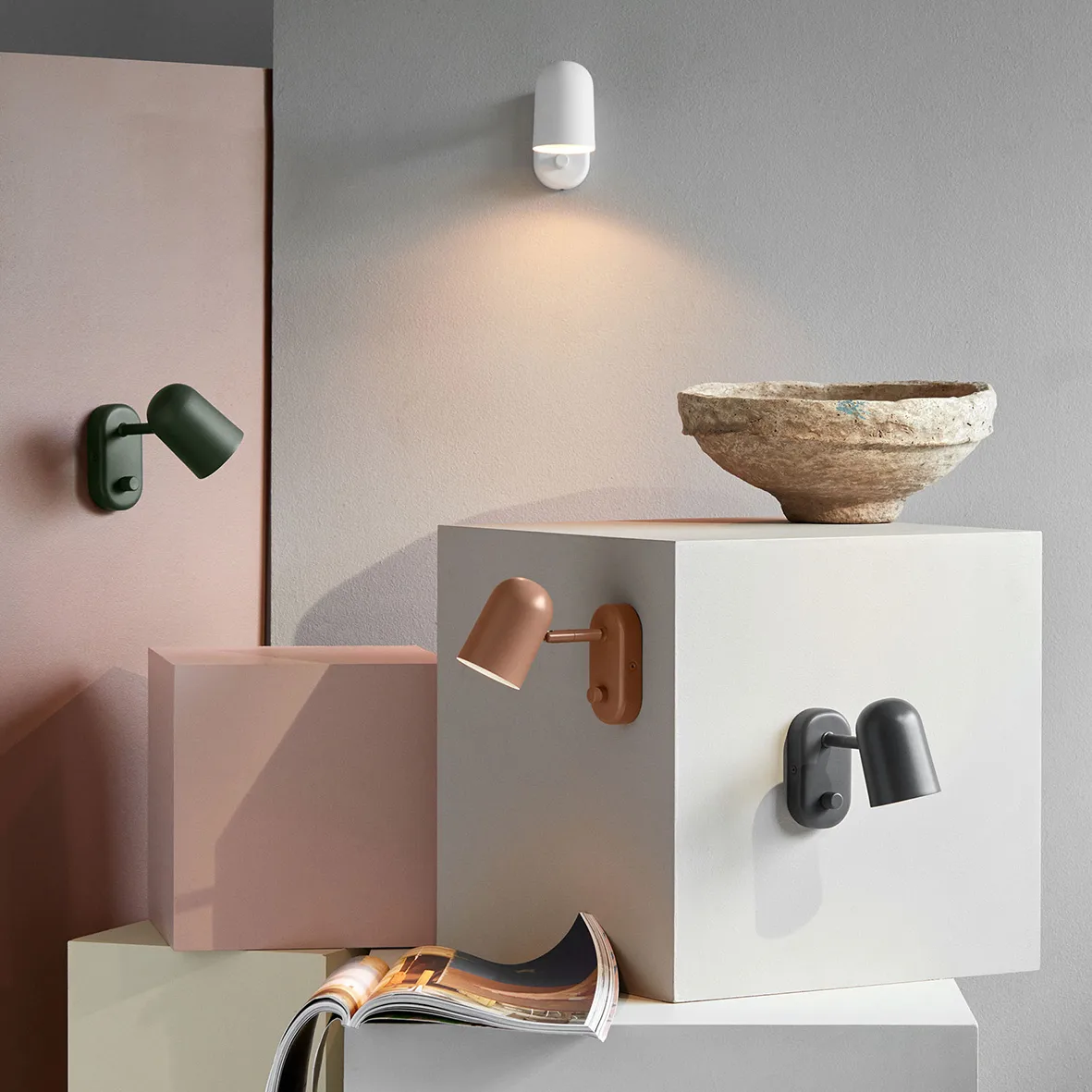 Buddy væglampe, Mørkegrøn Northern