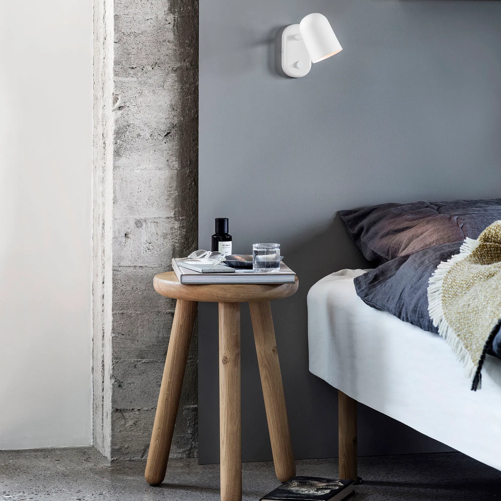 Buddy væglampe, White Northern