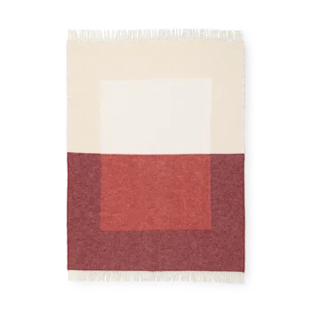 Echo plaid 130x170 cm - Red - Northern