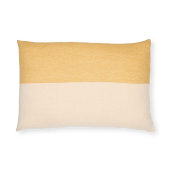 Echo pudebetræk 40x60 cm - Horizontal yellow - Northern