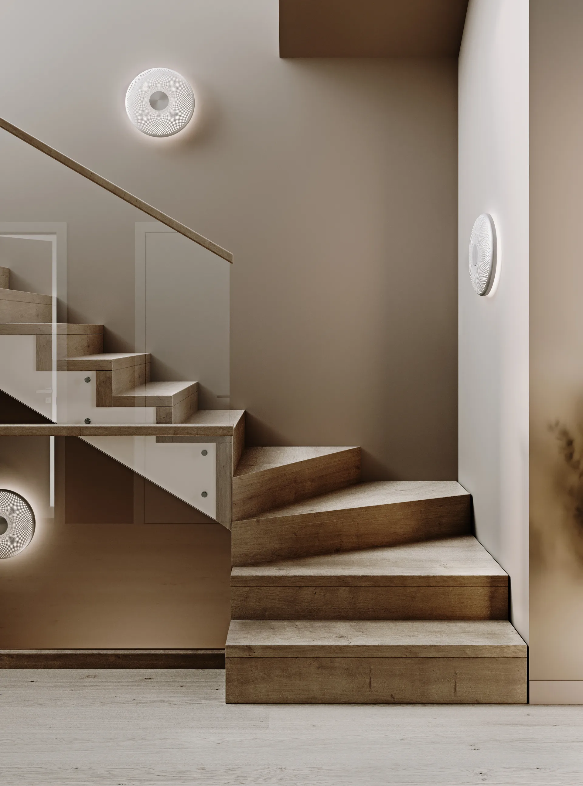 Glint væglampe Ø36 cm, Hvid Northern