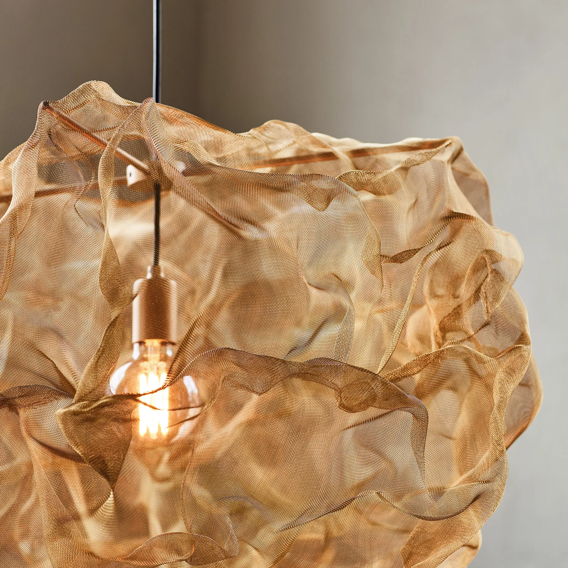 Heat loftslampe lille, Messing Northern