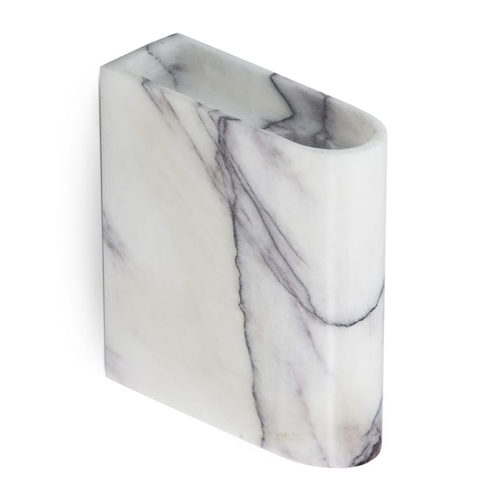 Monolith lysholder væg - Mixed white marble - Northern