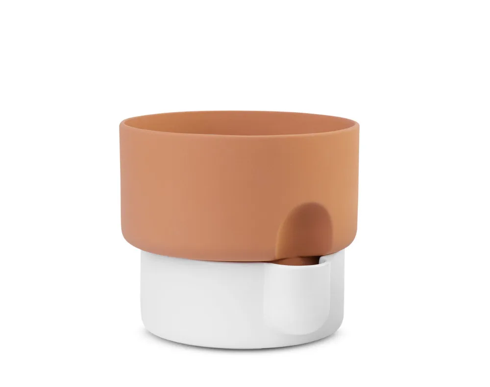 Oasis blomsterkrukke stor, Hvid Northern