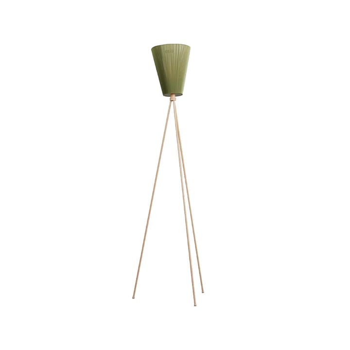 Oslo Wood gulvlampe - olive green, beige stel - Northern