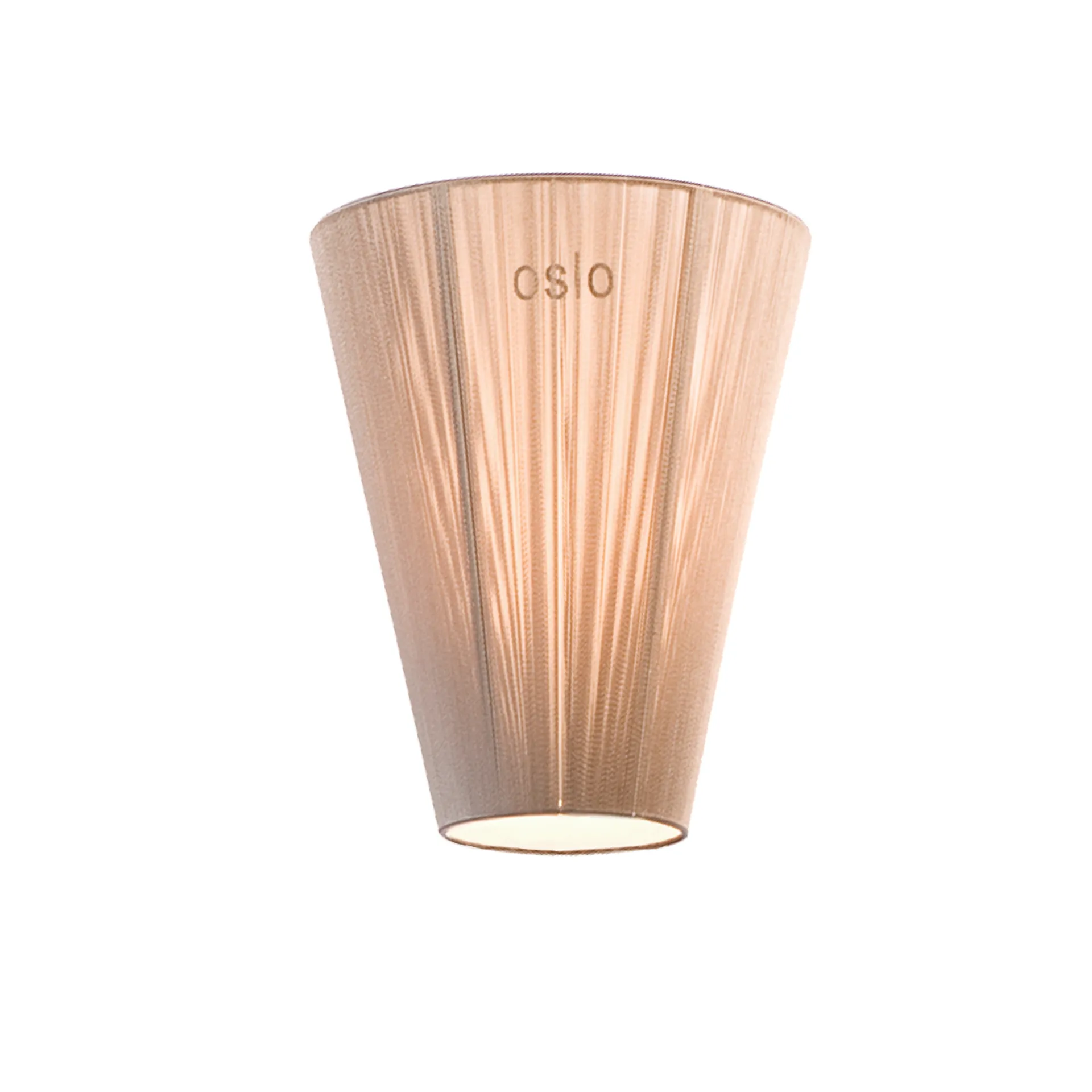 Oslo Wood gulvlampe skærm, Beige Northern