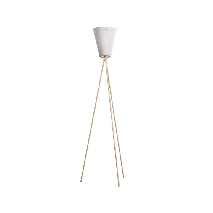 Oslo Wood gulvlampe - white, beige stel - Northern