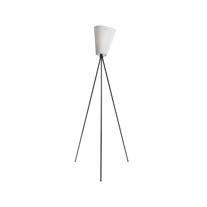 Oslo Wood gulvlampe - white, mat sort stel - Northern