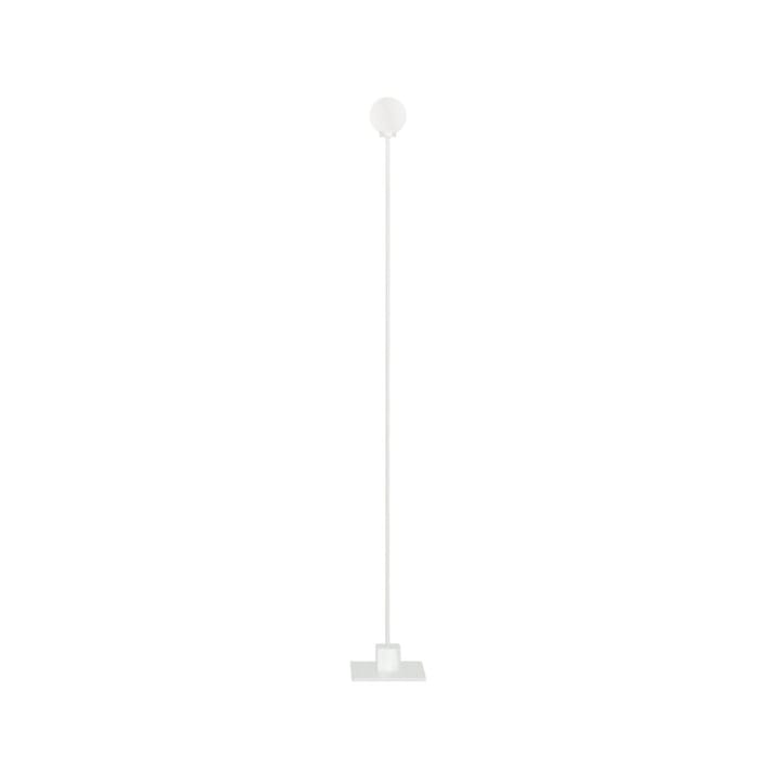 Snowball gulvlampe, white, hvidt opalglas Northern