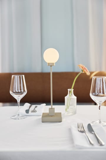 Snowball portabel bordlampe 33 cm - Grå beige - Northern