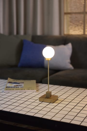 Snowball portabel bordlampe 33 cm - Messing - Northern