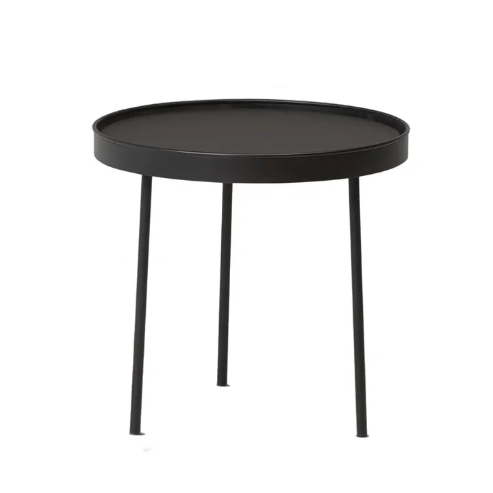 Stilk sofabord sort mellem Ø44 cm H:42 cm - Northern