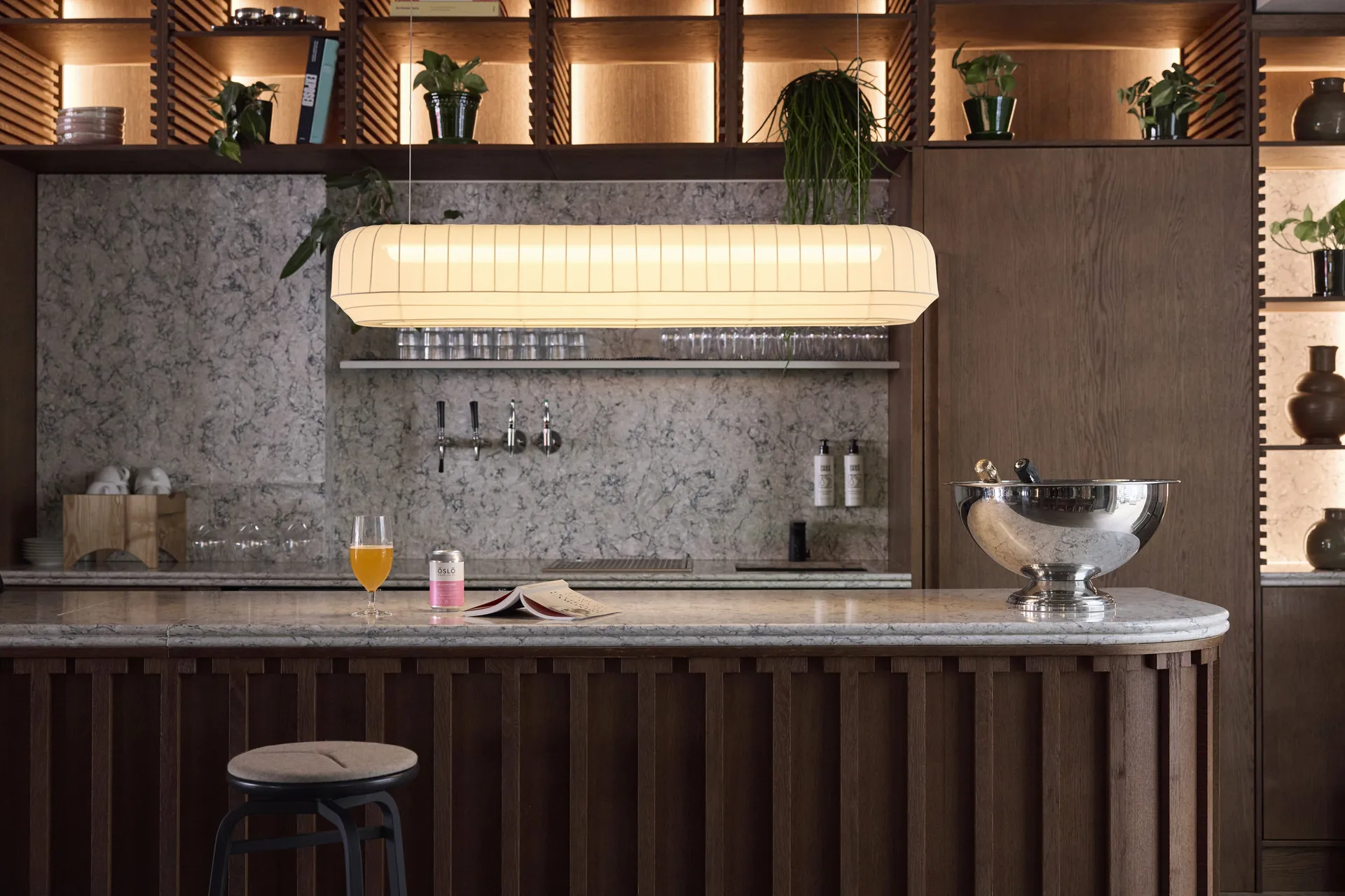 Tradition pendel linear 120 cm, Hvid Northern