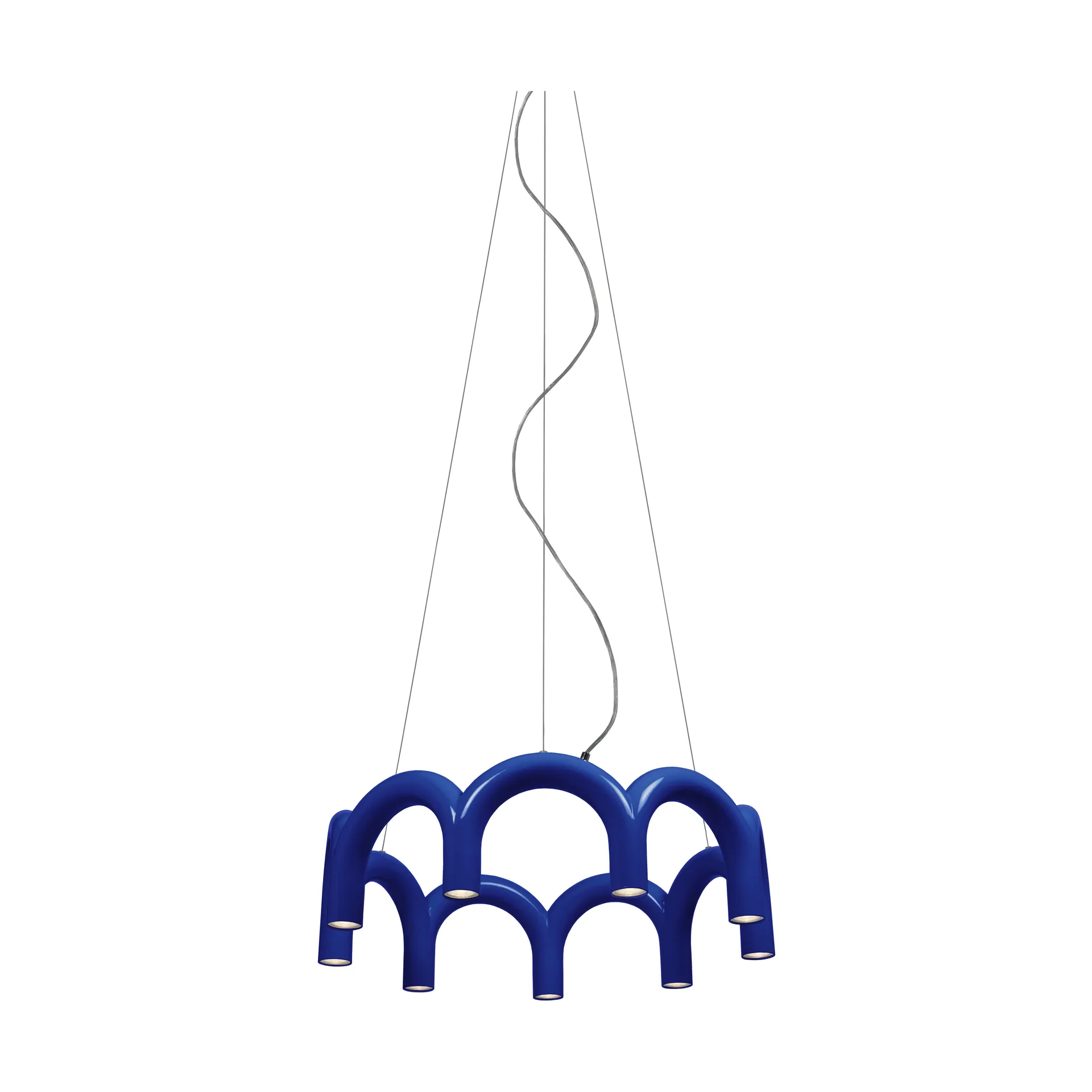 Arch circle pendel Ø76 cm, Blue Oblure