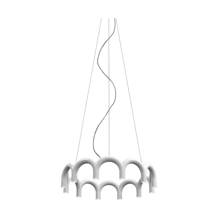 Arch circle pendel Ø76 cm - Hvid, Ø98 cm - Oblure