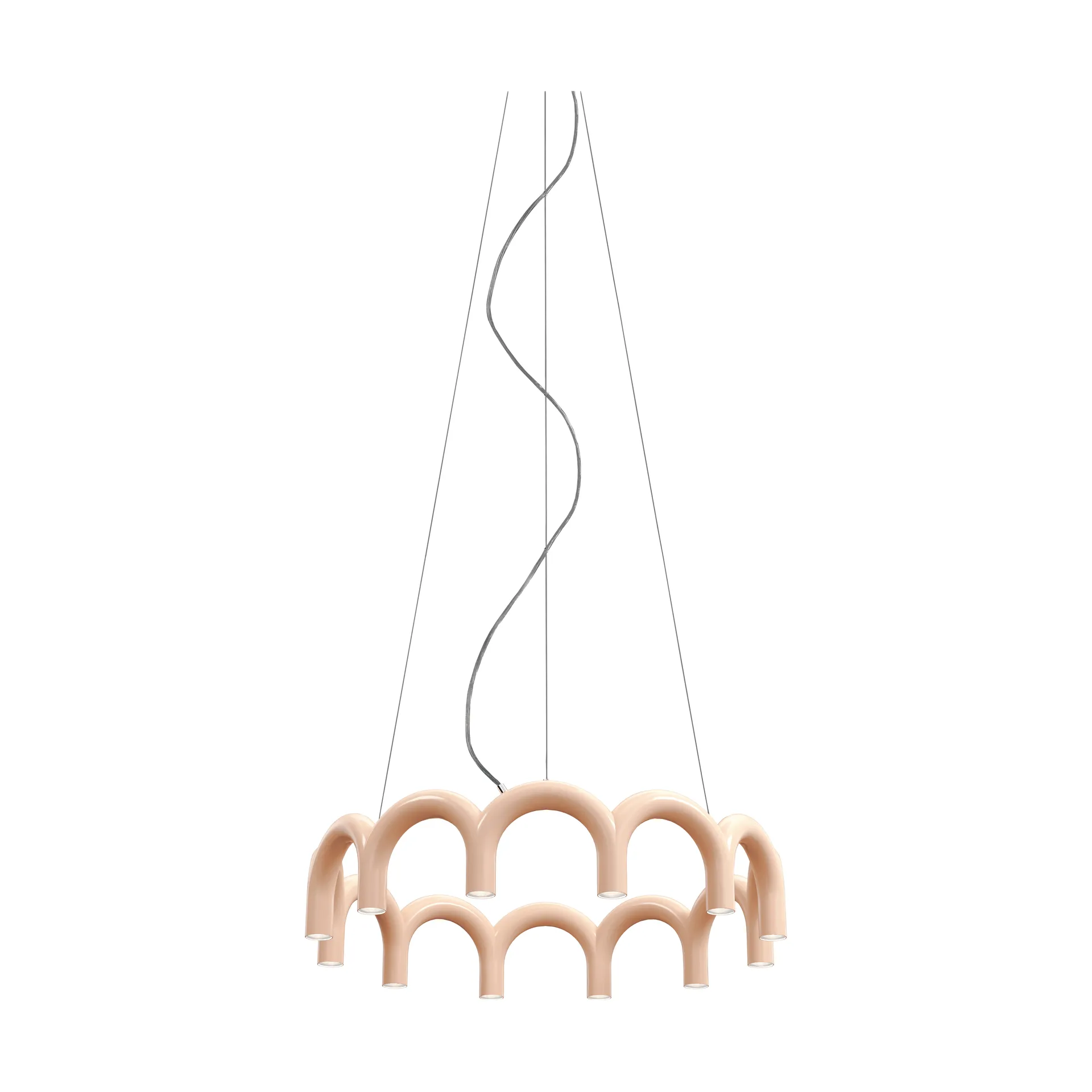 Arch circle pendel Ø76 cm, Nude, Ø98 cm Oblure