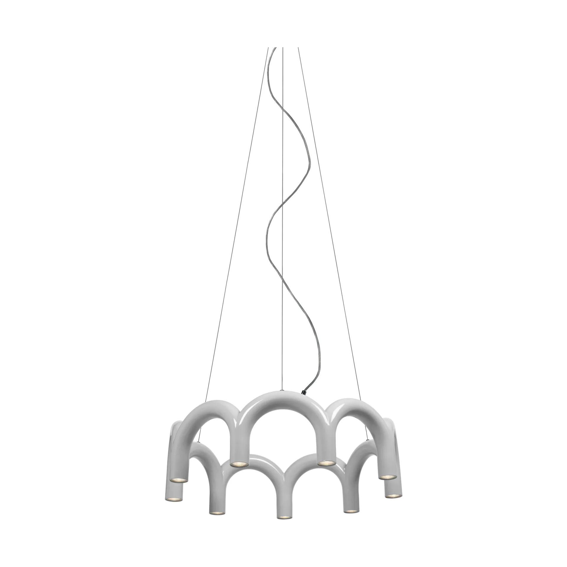Oblure Arch circle pendel White, Ø76 cm
